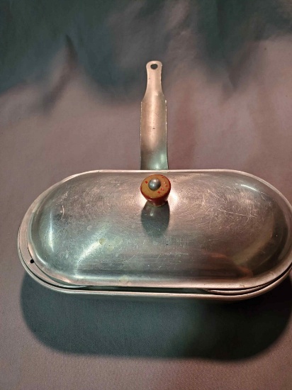 Aluminum Double Egg Poacher