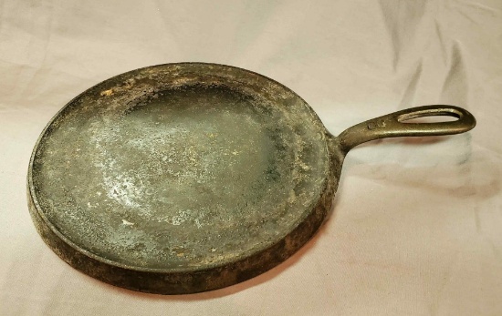 “Griswold” 8” Side–Handle Cast Iron Griddle