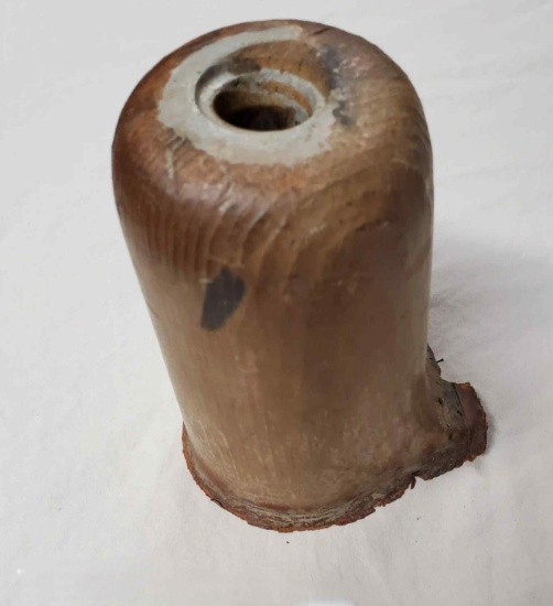 Wood Mold for a Piece of a Babcock & Wilcox “Manway Hatch”