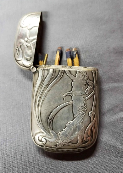 Pocket Match Safe (Sterling Silver)