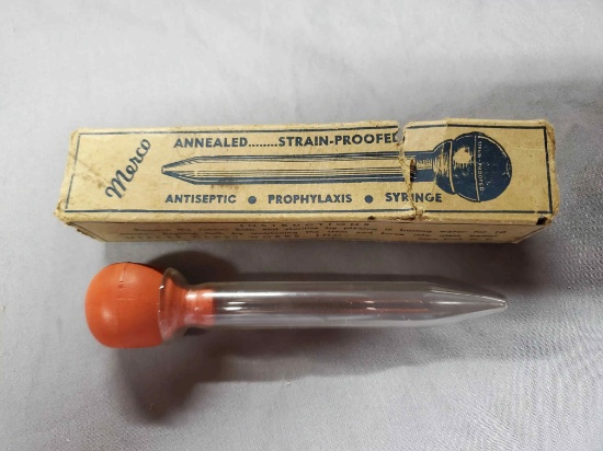 Medical Glass Syringe with Rubber Bulb