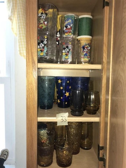 Three Shelves Of Glass Inc. Disney Mickey Mouse Cups