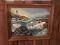 Vintage Paint By Numbers Sea Side Painting