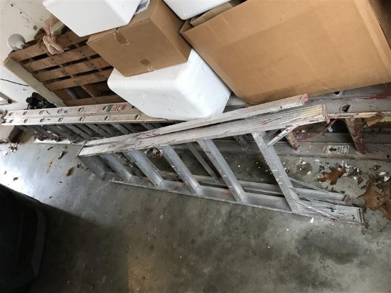 24' Extension Ladder, + One Other Ladder Lot