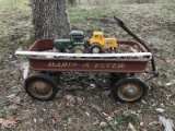 Early Radio Flyer Wagon Plus Toys