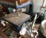 Vintage Heavy Duty Metal Band Saw And Motor