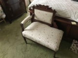 Antique Eastlake Settee Or Chair