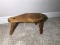 Unusual Nicely Made Wooden Stool w/figured top