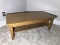 Mission-style Solid Amish Oak Coffee Table Nice