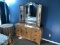 Solid Oak Amish Made Vanity Dresser Bureau Nice