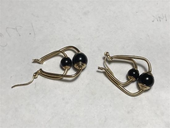 Pair of 14k Gold Earrings 4.33 grams