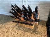 Large Set of Cutco Knives in Excellent Condition