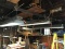 Group of 3 9' Long Enamel Industrial Shop Lights