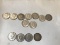 9 1964 Kennedy Half Coins, 4 40% Halves