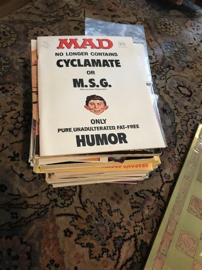 Large Stack Late 60s Eary 70s Mad Magazines