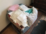 Large Lot of Linens, table clothes etc