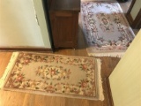 Two Vintage Throw Rugs