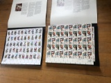 2 Pages of Vintage 20 Cent Stamps