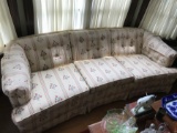 Nice Upholstered Floral Couch - Clean!