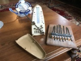 Vintage German Metronome + Tribal Instrument