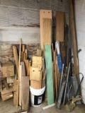 Corner Lot of Wood and other items