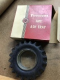 Firestone Tire Ashtray in Original Box