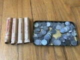 2 rolls Wheats 2 Rolls Steel Pennies Coins PLUS