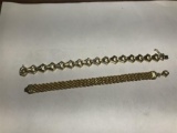 2 18k Gold Bracelets 23.5 Grams