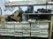 Cabinet Contents and Items on Top Lot Tooling etc