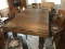 Antique Oak Dining Table PLUS 6 Oak Chairs