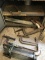 Lot of VERY large C Clamps on Bottom Two Shelves