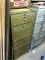 Vintage Green Industrial Cabinet
