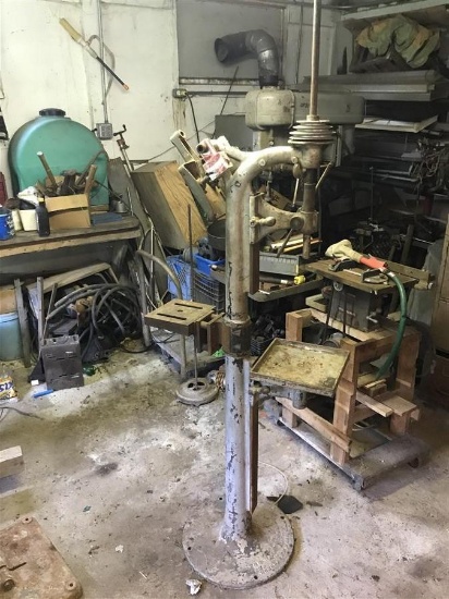 Unusual Antique Drill Press machine