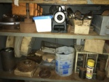 Shelves Contents- Shop Tooling, Mill parts etc