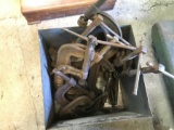 Box Lot of Larger C Clamps