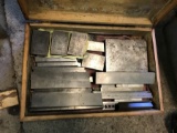 Box of Assorted Machine Shop Metal Blocks
