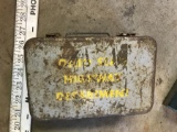 Old Ohio State Highway Department First Aid Box
