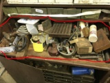 Items on top of work bench lot
