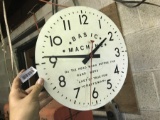 Vintage Machine Shop Branded Clock