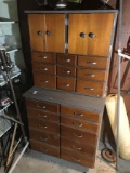 Unusual Mid Century Modern MCM Cabinet