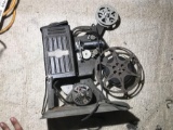 Antique 16mm Film Projector w/Film Reel