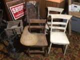 Group Lot of VIntage Chairs