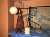 3 Better Mid Century Modern Lamps - 1950s