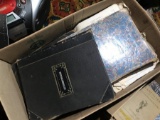 Box mid 1800s Bound Sheet Music Books etc