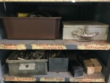Contents of 2 Cabinet Shelves, Tools etc