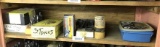 Shelf Contents: High End Tooling, stones, chuck, bits