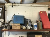 Gauges, Precision Tool Items on Shelf Lot