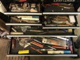 Contents of 6 drawers of Tool Box Lot