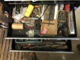 2 Drawers Contents of Tool Box Inc. Larger Tools