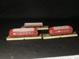 3 50's Marklin HO Model Railroad Cars - Passenger +